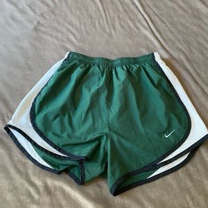 Green & Black Nike Dri-Fit Shorts